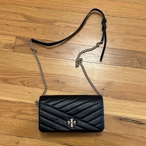 Tory Burch Black Quilted Crossbody Bag